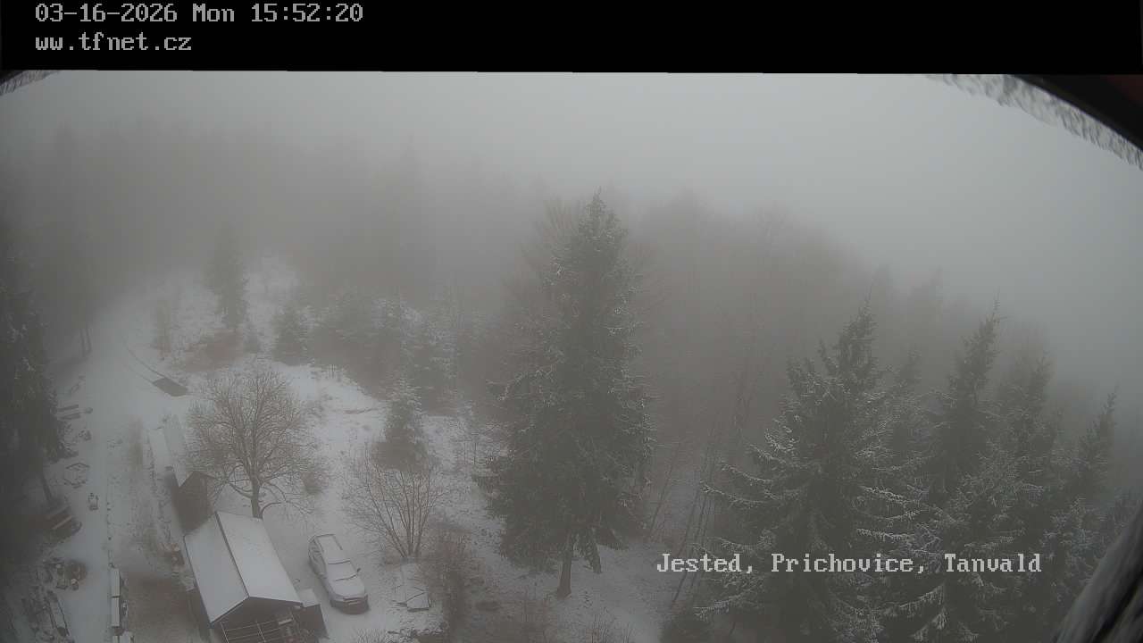 Webkamera - Kořenov - rozhledna Štěpánka