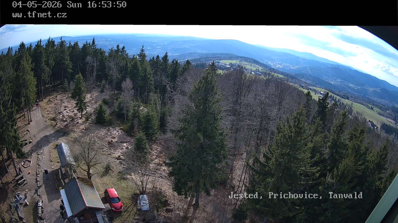 Webcam - Kořenov - view-tower Štěpánka