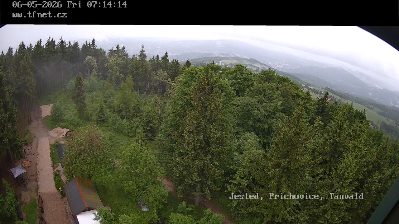 Webcam - Kořenov - view-tower Štěpánka
