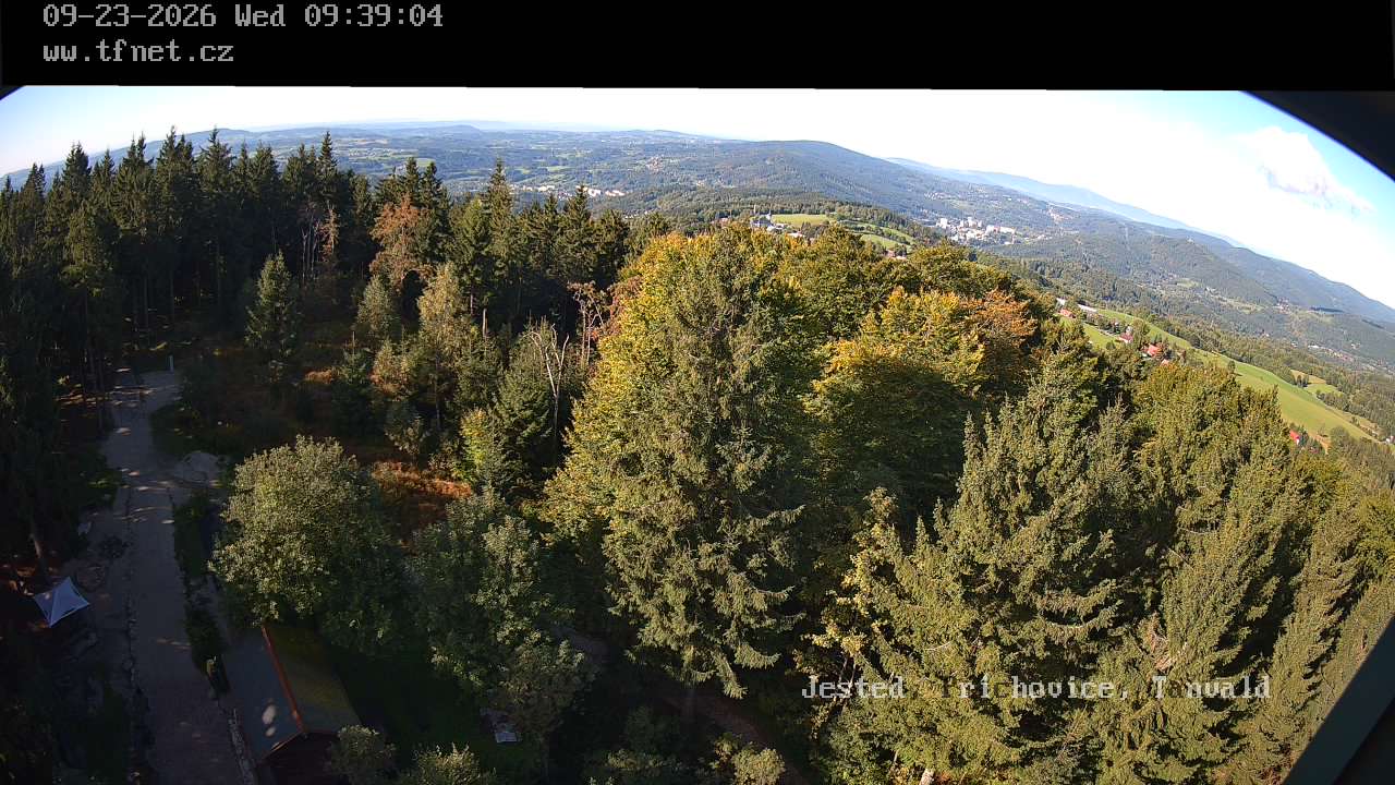 Webcam - Kořenov - view-tower Štěpánka